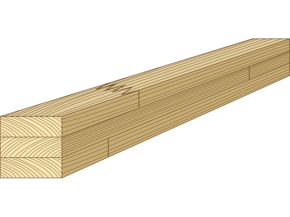 BSH Fichte GL24h Sichtqualität 120x80mm  6/12m